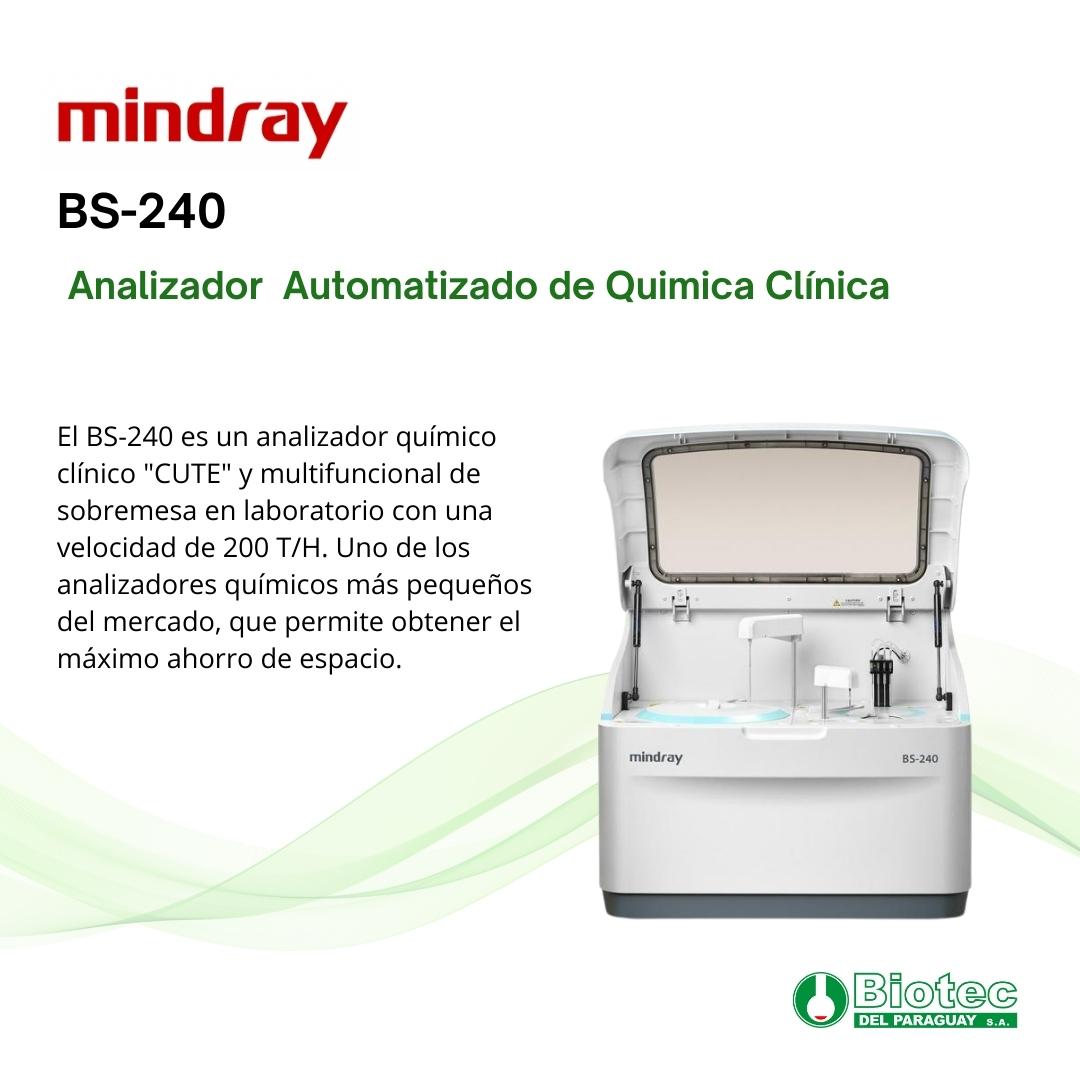 EQUIPOS DE QUÍMICA CLÍNICA MINDRAY-BS 240